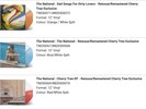 The National 3 PACK of LPs - CHERRY TREE Split Color Vinyl ?Tree Exclusive