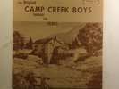 ORIGINAL CAMP CREEK BOYS   THROUGH THE YEARS   OLD TIME FOLK LP