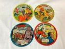 (4) Genuine 1948 Comic Book Records: Flash Gordon, Red Ryder, Popeye, Terry