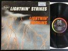 LIGHTNIN HOPKINS Lightnin Strikes DG MONO RAINBOW BLUES LP on VEE JAY VG++