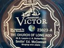 Victor 23823 Smilin' Ed McConnell LIFES RAILWAY TO HEAVEN 1933 78 rpm E+ Country