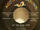 45 RPM R&B RAY CHARLES, HITTHE ROAD JACK / THE DANGER ZONE