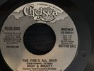 High & Mighty, The Fire's All Over, Chelsea #3005, RARE FUNK PROMO 45,1974