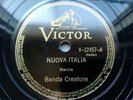 Banda Creatore 78rpm Single 10-inch Victor Records #V-12457 Nuova Italia
