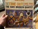 The Dave Brubeck Quartet ?– Time Out LP. 1962 Reissue. Stereo. Pitman Press VG.