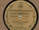 33 rpm RCA Victor L-24007 long-play Program Transcription Marek Weber in E-