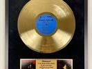 Black Flag - Damaged 1981 Gold Vinyl Record In Frame LP Display