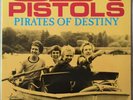 SEX PISTOLS 'Pirates of Destiny' Wte/Pnk Mbled Vinyl Lp 1989 US Press GFold Mint
