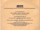 Johann Sebastian Bach (1685-1750) • Aus der Matthäus-Passion 7