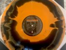 HALLOWEEN SOUNDTRACK - JOHN CARPENTER ORANGE AND BLACK STARBURST LP VINYL RECORD