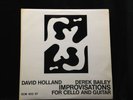 David Holland/Derek Bailey-Improvisations-ECM 1013-GERMANY SUPERB