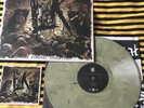 LIK MASS FUNERAL EVOCATION LIMITED 007/100 GREEN BEIGE MARBLED LP ALBUM VINYL