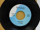 J B Lenoir blues 45 Back Door bw Lou Ella on Shad