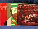 4 CHRISTMAS ALBUMS VINYL RECORDS - NAT KING COLE, BURL IVES, ANDY WILLIAMS