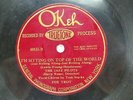 Jazz Pilots - OKEH 40533 - HARRY RESER - I'm Sitting on Top of the World