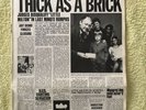 Jethro Tull, Thick As A Brick, Prima Stampa ITA 1972 TOP CONDITION  Vinyl LP