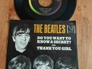 PICTURE SLEEVE - THE BEATLES - THANK YOU GIRL - VEE JAY -- VG++