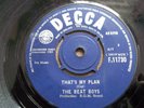 THE BEAT BOYS THAT'S MY PLAN EARLY JOE MEEK VINYL IS IN VG+++ CONDITION