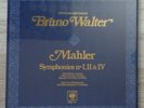 Vinyles : Mahler, Bruno Walter - Symphonies N° I, II & IV - EC- CBS T-4 - 1976