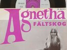 ABBA-AGNETHA FÄLTSKOG RARE LTD. PURPLE LABEL SINGLE FÖLJ MED MIG/JAG VAR SA KÄR