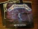METALLICA RIDE THE LIGHTNING MEGAFORCE ImportANT INSERT SLEEVE 1984 VERY RARE
