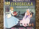 NEW Vintage 1977 Walt Disney Record STORY OF CINDERELLA #308 SEE HEAR READ