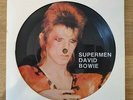 David Bowie - Supermen / Space Oddity - Rare Picture Disc Die Cut Sleeve - Mint