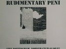 Rudimentary Peni ?– Live Nottingham, Yorker Club, 01/08/1982  clear vinyl lp