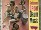 GODDAMN GREAT DRUM MUSIC HIGH IN-FIDELITY LP cheesecake cover 1963 Novelty Nude