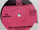 The Montanas - That's When Happiness Began - 1966 UK Beat - PYE 7N-17183