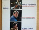 ASD 655 S/C 1st - ELGAR CELLO CONCERTO - JACQUELINE DU PRE - VINYL LP RECORD