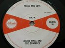 JUSTIN HINES & THE DOMINOES PEACE AND LOVE 1965 UK 7