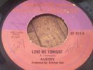 AUDREY ( HALL ) Love Me Tonight / Shoot Them Amigo V RARE UK 1969 ONLY 1 ON EBAY