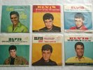 6 ELVIS PRESLEY 45 Record w/PICTURE SLEEVES Lonesome Tonight, Fools Fall In Love
