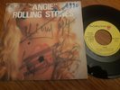 ROLLING STONES autograph MICK single ANGIE vinyle KEITH signed live concert 1990