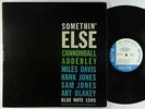 Cannonball Adderley - Somethin' Else LP - Blue Note Mono DG RVG Ear 47 W 63rd