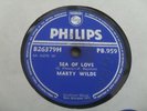 MARTY WILDE: SEA OF LOVE 1959 PHILIPS 78RPM EX- SUPER RARE