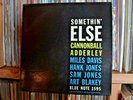 SOMETHIN' ELSE Blue Note Records LP 1963 MONO REPRESS CANNONBALL ADDERLEY VG++