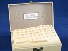 Platter-Pak Case w/ 47 Early 50/60s 45-rpm Records Flamingos Dorsey Everly Bros