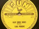 Carl Perkins 1956 ROCKABLILLY 78 Blue Suede Shoes / Honey Don't SUN 234 VG+++