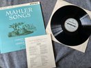 RARE SAX 2358 Mahler Songs Christa Ludwig & Moore First UK B/S Stereo LP NM/NM