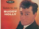 BUDDY HOLLY- Listen To Me - CORAL EP - Cardboard P/S -Rockabilly 45 -1958 EC 811