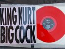 KING KURT-BIG COCK-stiff records PSEEZ 62 (RED VINYL) VG+ / EX PSYCHOBILLY