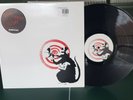 BANKSY ART COVER VINYL RADAR RAT DIRTY FUNKER RED & WHITE