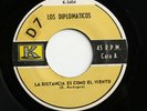 LOS DIPLOMATICOS 45rpm La Distancia Es Como El Viento/Black Magic Woman HEAR