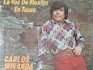 CARLOS MIRANDA - LA VOZ DE MEXICO EN TEXAS - LP NEW SEALED MR. G MRG 5001 RARE