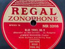 JIMMY RODGERS & LOUIS ARMSTRONG Blue Yodel Regal MR 3208 UK-1930 10