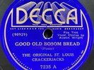 ORIG St. LOUIS CRACKERJACKS Good Old Bosom Blues Decca 7235 US-1936 10