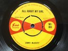 JIMMY McGRIFF - ALL ABOUT MY GIRL rare UK 1964 NORTHERN SOUL CROSSOVER MOD VG+++