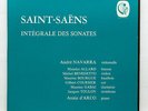 ANDRE NAVARRA, BENEDETTO - SAINT-SAENS complete sonatas CALLIOPE 3xLPs box EX+